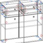 Схема сборки Комод Fjord 2 BMS