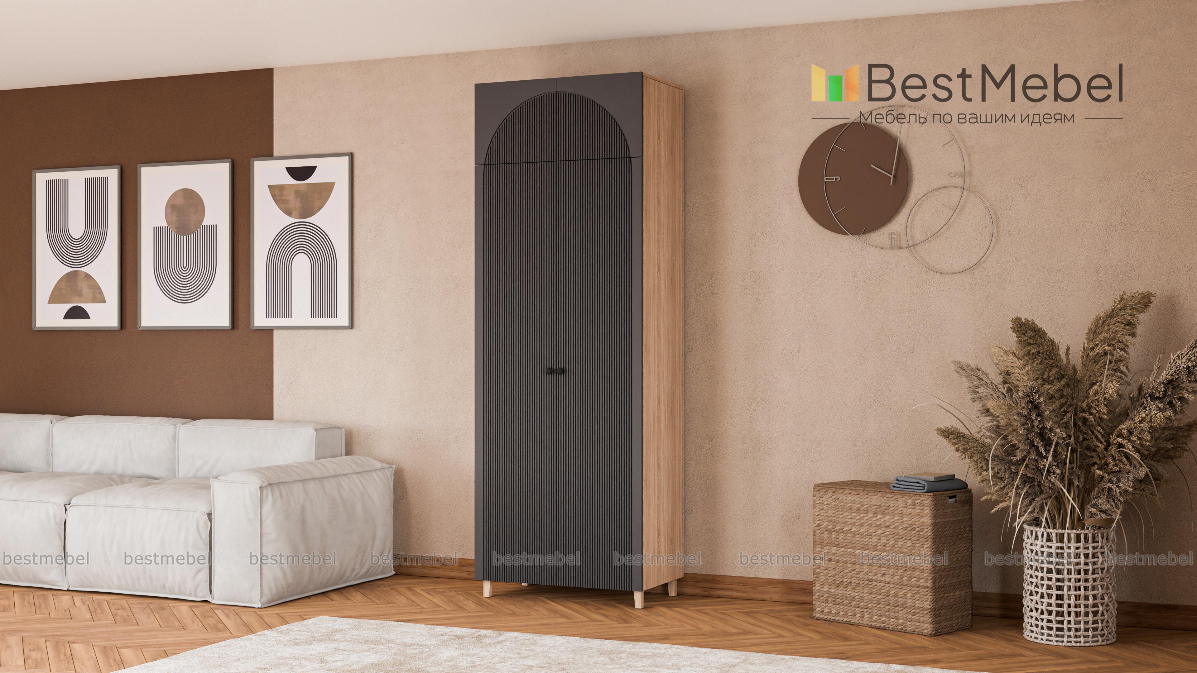 Шкаф распашной Вивьен 5 BMS - Фото