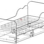 Чертеж Кровать Selena BMS
