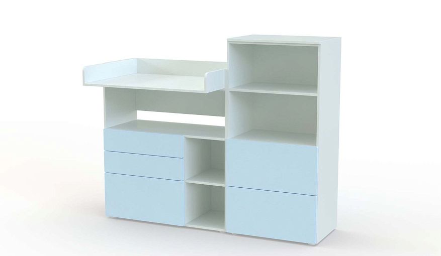 Комод пеленальный Смостад Платса Smastad Platsa 2 - Фото