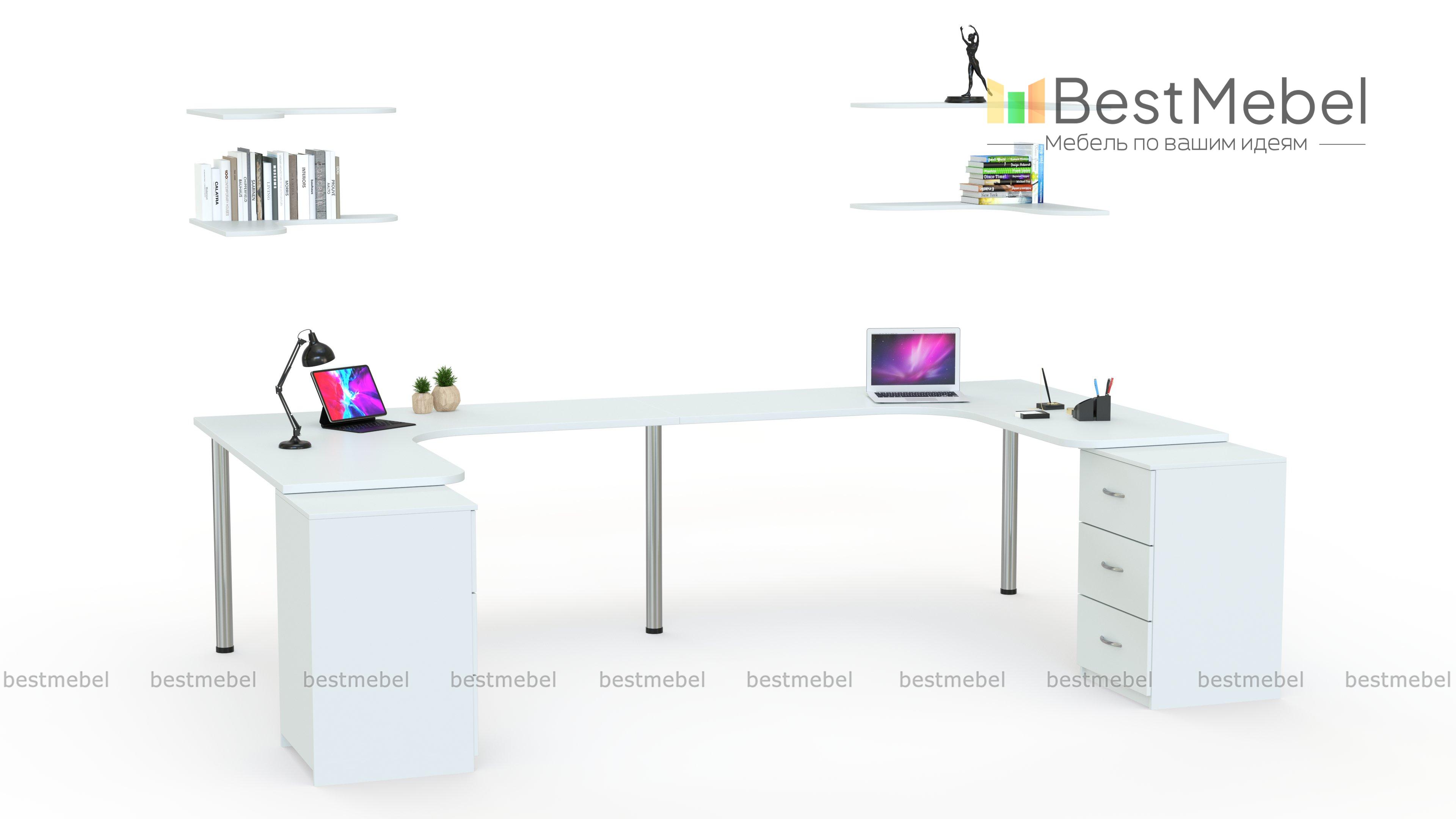 Письменный стол для двоих Канзас 40 BMS - Фото