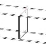 Чертеж Полка навесная Лео BMS