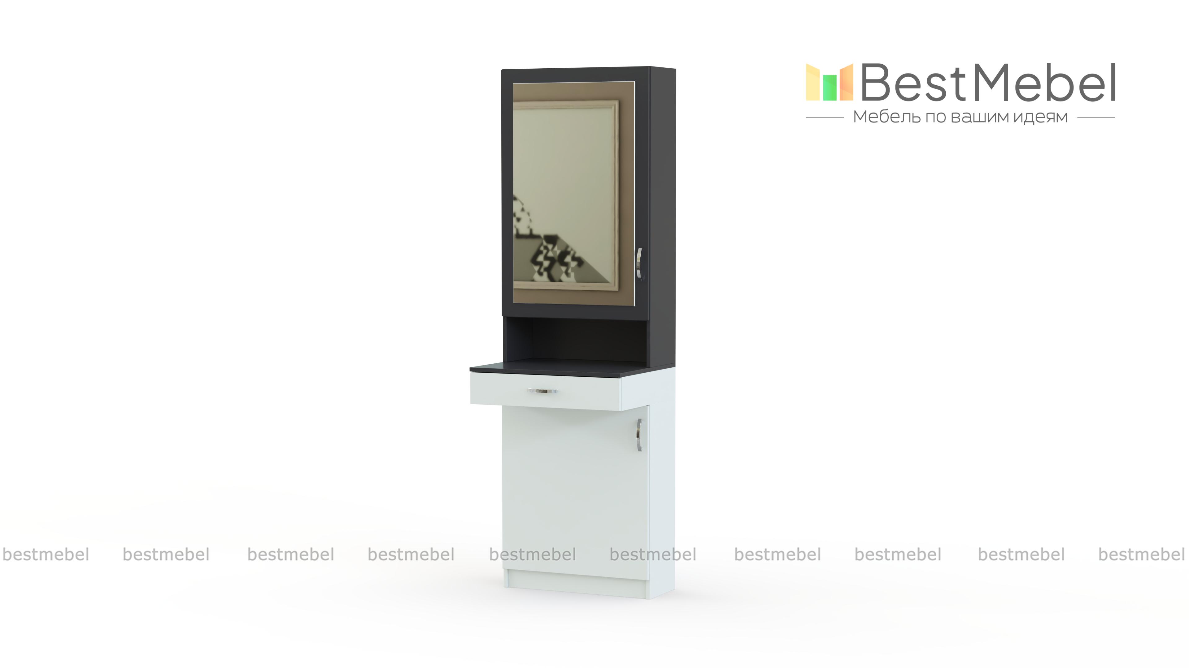 Тумба с зеркалом Дарина-01 BMS - Фото