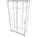 Шкаф-купе Эко-1 BMS(Белье - Платье (станд. 3))