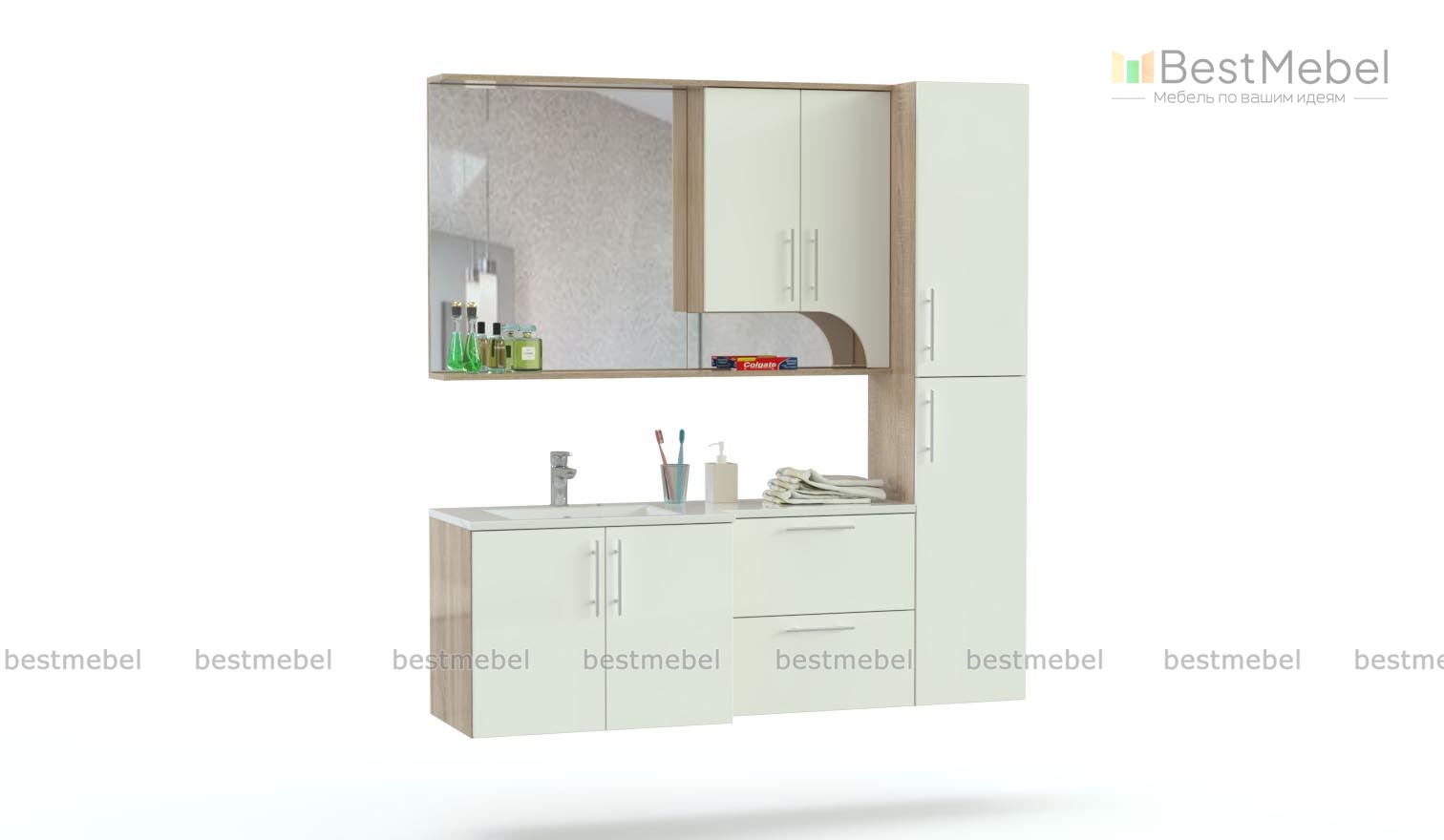 Комплект для ванной комнаты Пирс 2 BMS