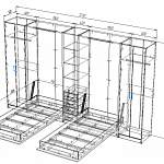 Схема сборки Шкаф-кровать трансформер Клеопатра BMS