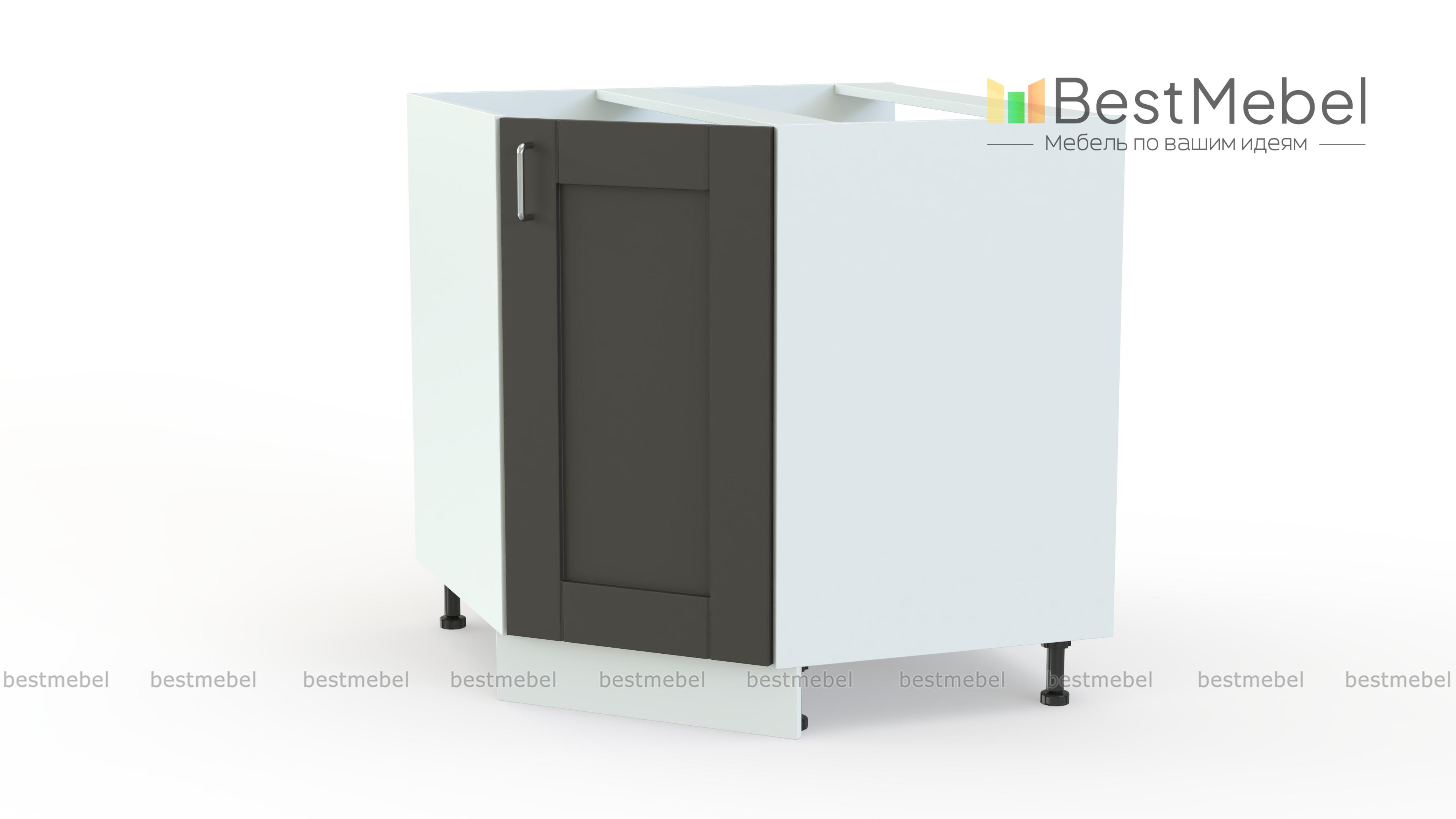 Шкаф нижний угловой (трапеция) Лофт BMS - Фото