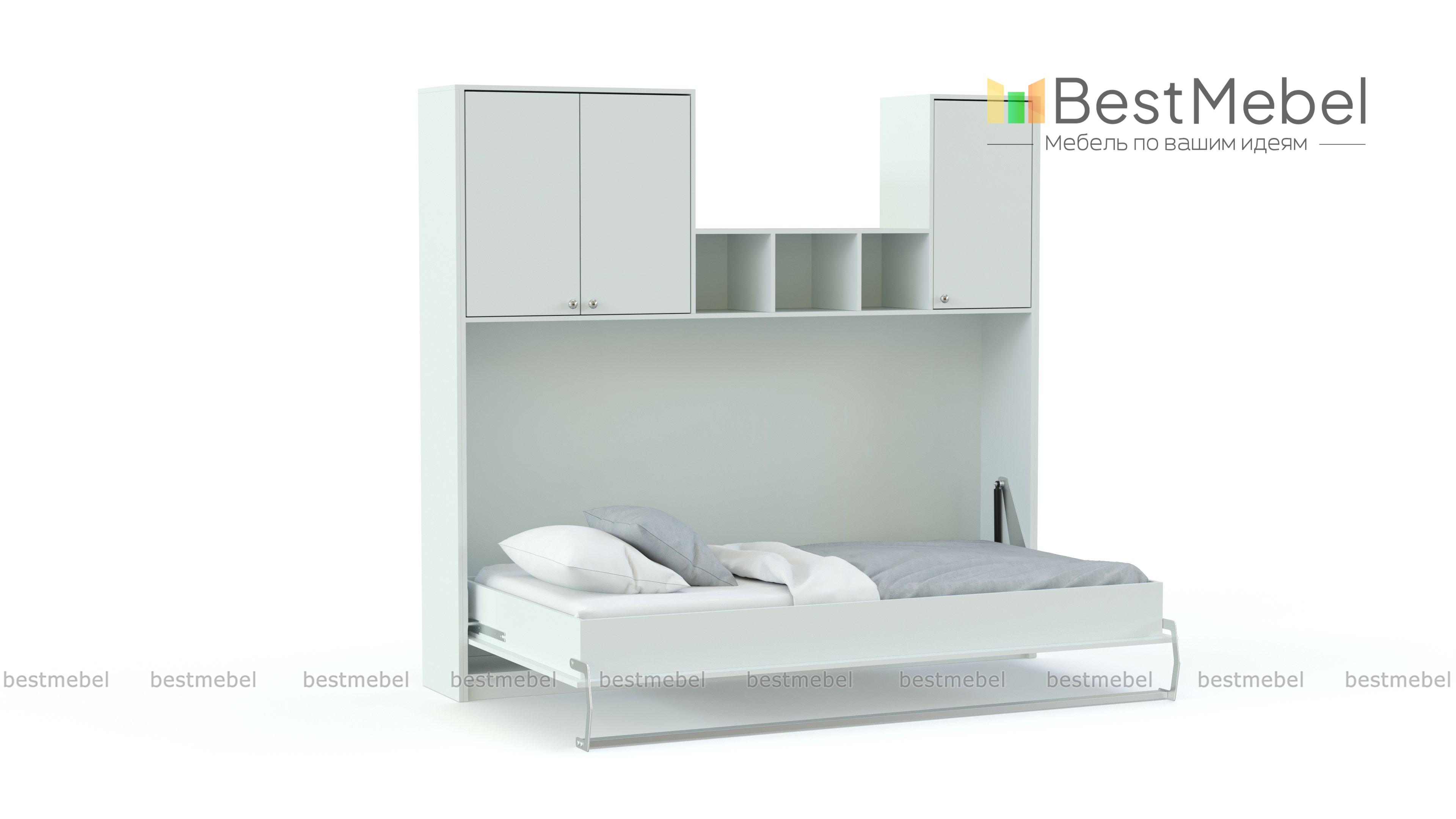 Шкаф-кровать трансформер Дуга 2 BMS - Фото