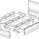 Чертеж Кровать Fox BMS