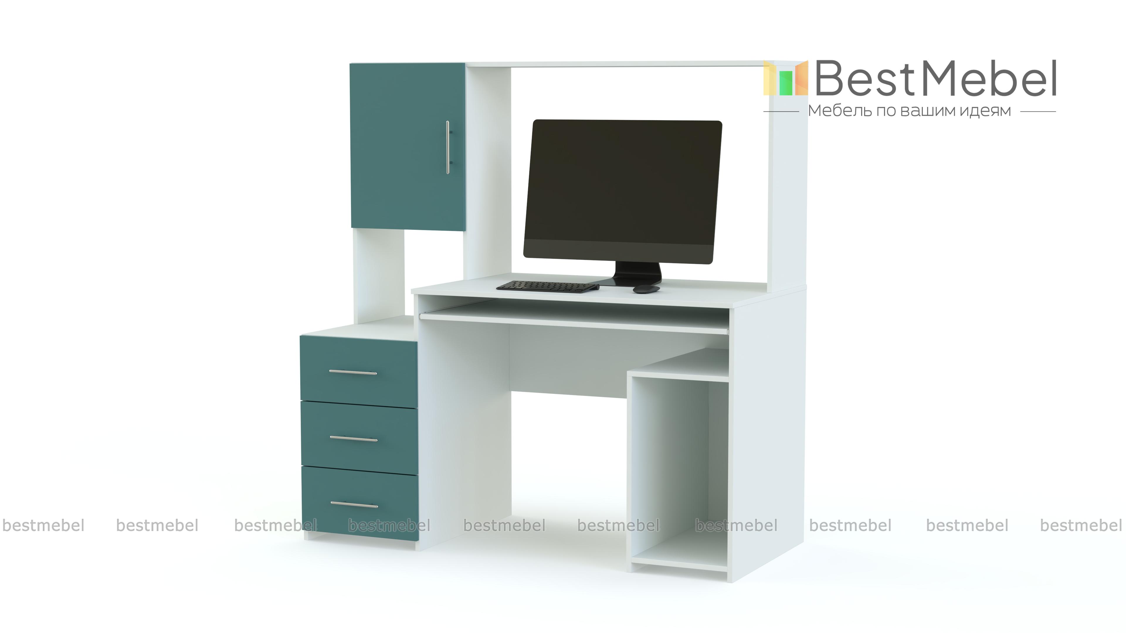 Компьютерный стол Марти глянец 9 BMS - Фото