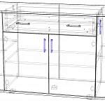 Схема сборки Комод радиусный Классик 1 BMS