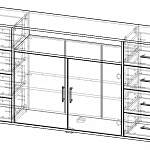 Чертеж Комод Магия СВ-227 BMS