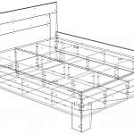 Чертеж Кровать Соло BMS