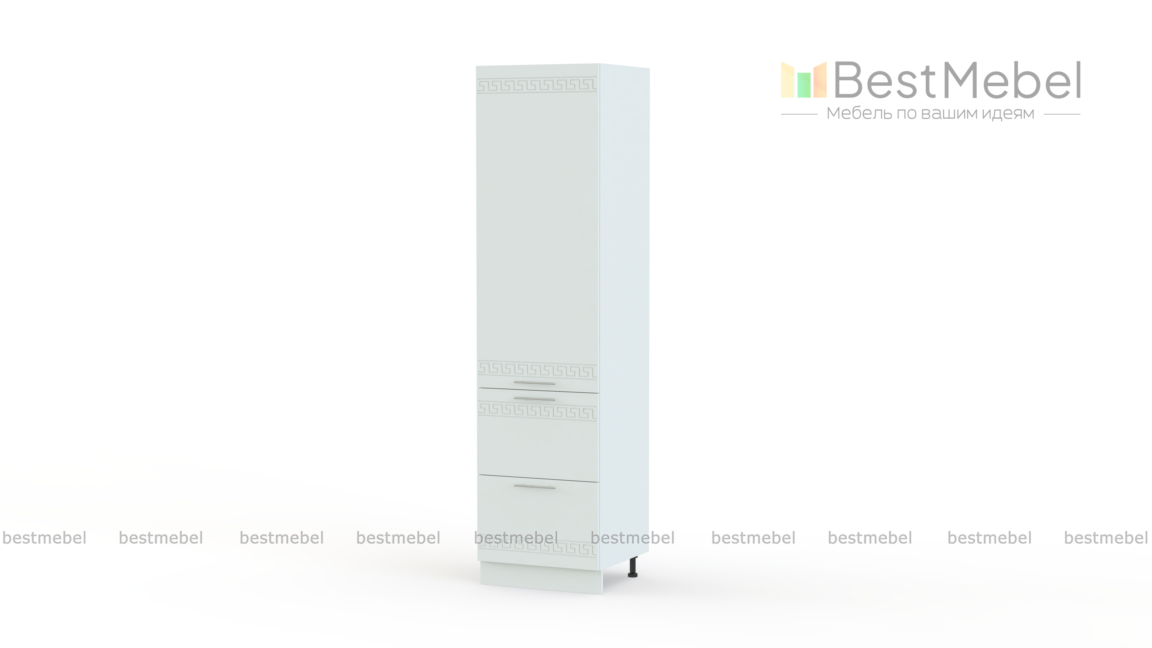 Шкаф-пенал 2 ящика  Греция BMS