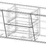 Чертеж Тумба ТВ МБ 23.1 BMS