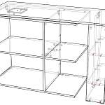 Схема сборки Стол компьютерный Рокки 14 BMS