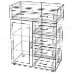 Схема сборки Комод мод.165 BMS