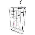 Схема сборки Шкаф распашной Остин Уно 3 BMS