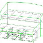 Чертеж Кровать Адель 5 BMS