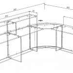 Чертеж Стойка ресепшн Фортуна 8 BMS