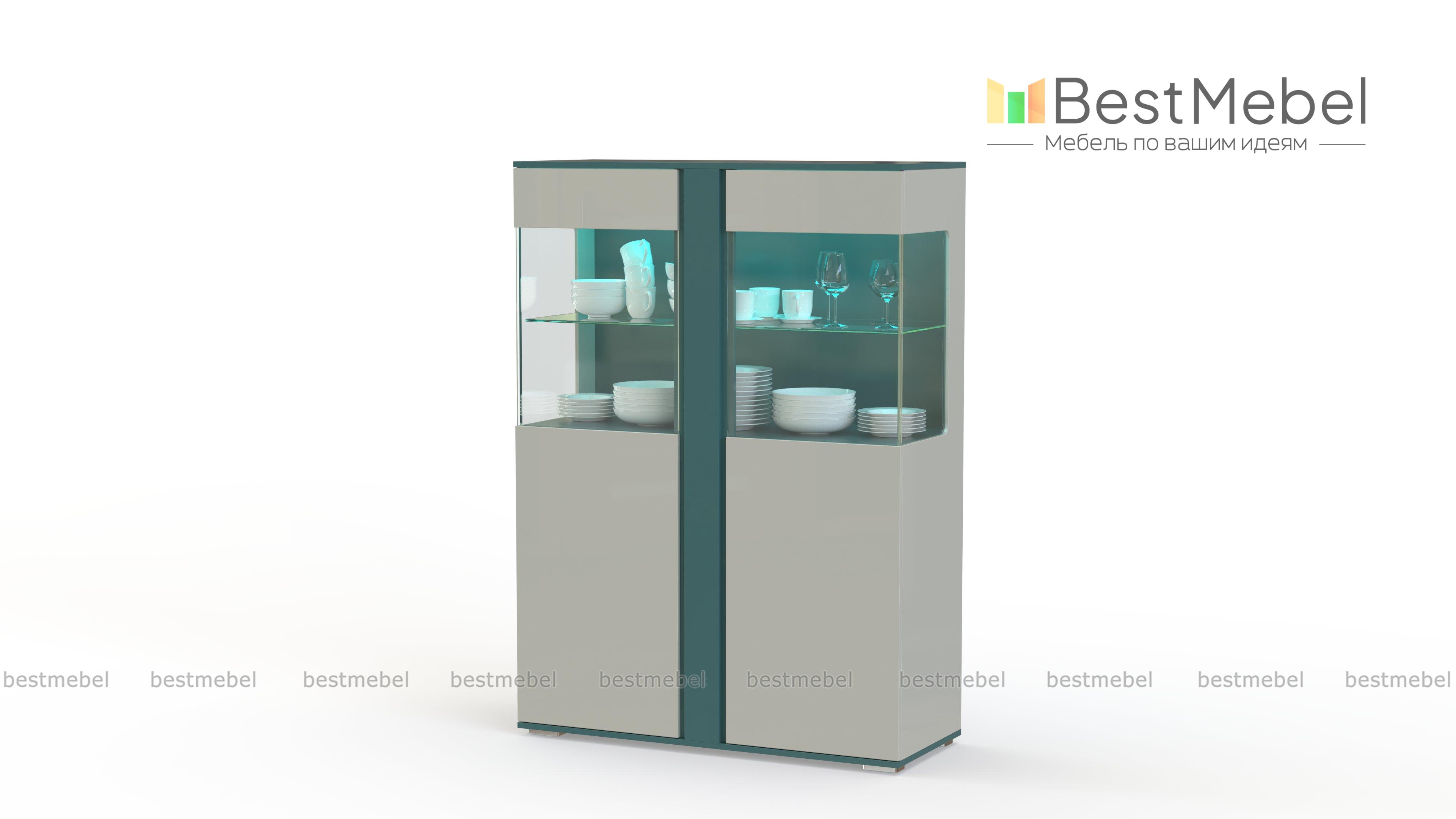 Тумба-витрина Мэлон 2 BMS - Фото