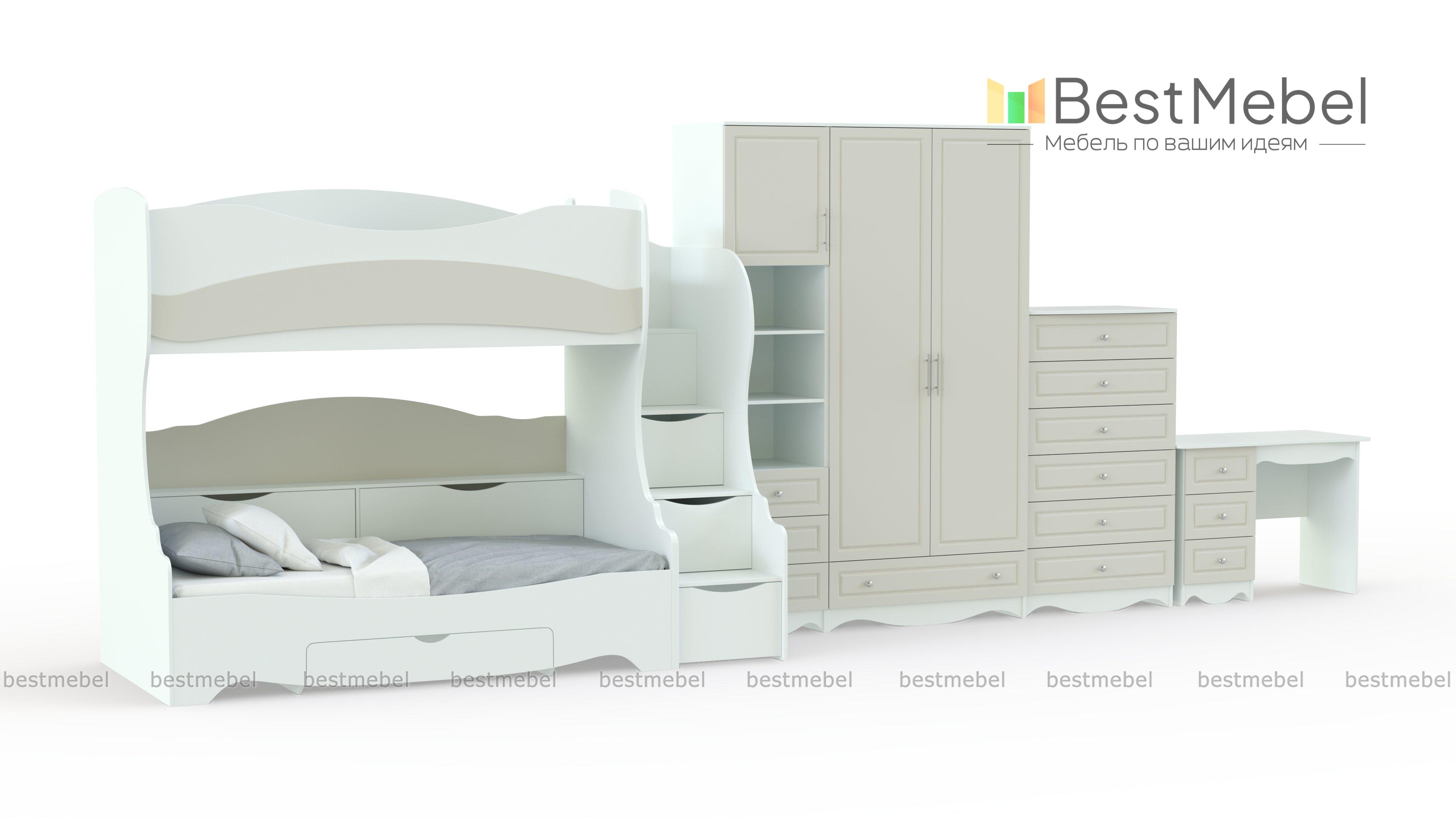 Модульная детская Акварель 1 BMS - Фото