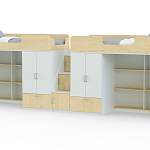 Двухъярусная кровать Миф 3.8 BMS - Фото 7