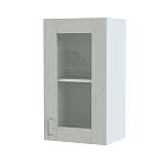 Шкаф верхний с 1-ой остекленной дверцей Лофт BMS - Фото 5