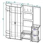 Чертеж Прихожая Карусто BMS