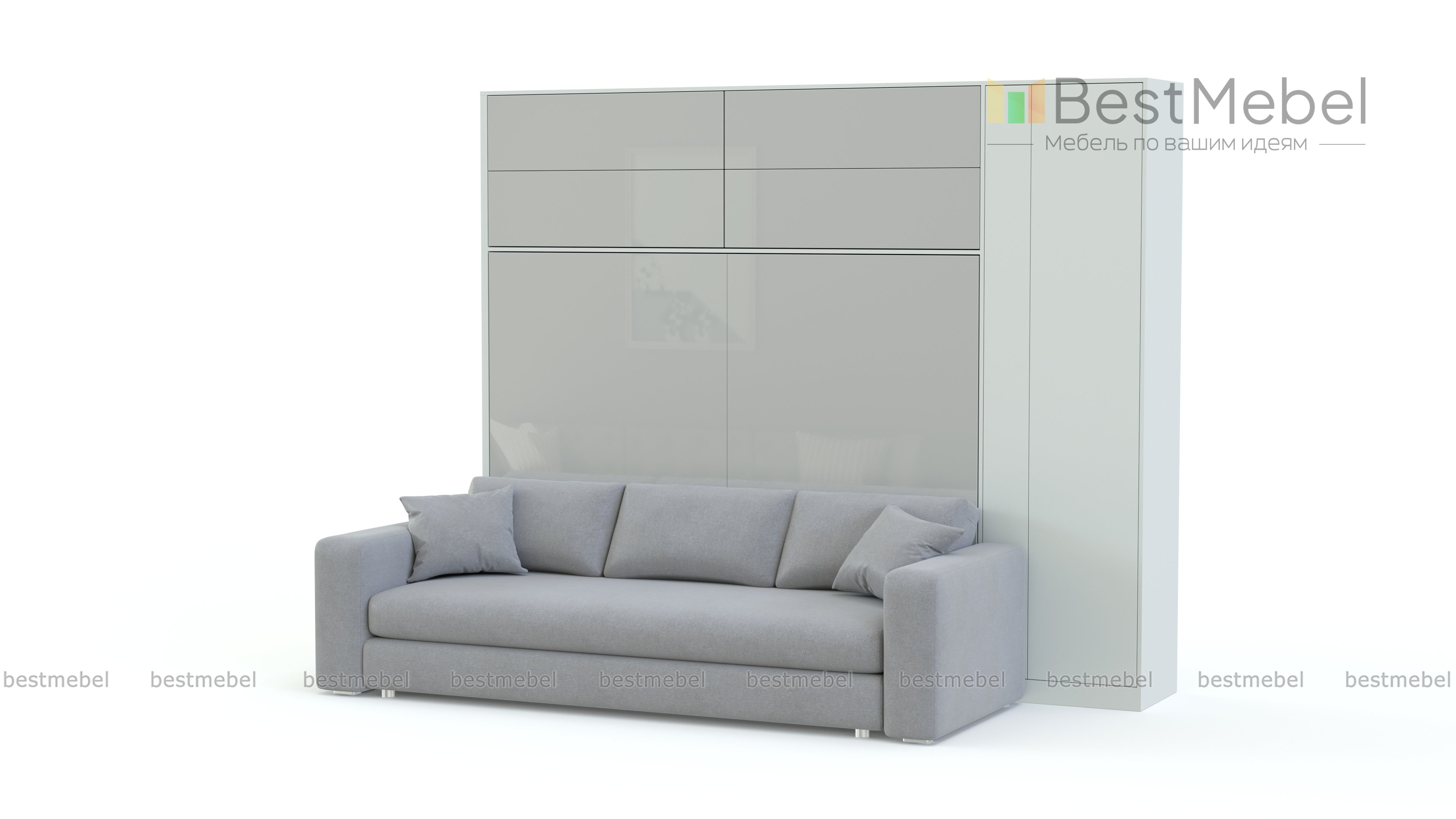 Кровать-трансформер с диваном Григо BMS