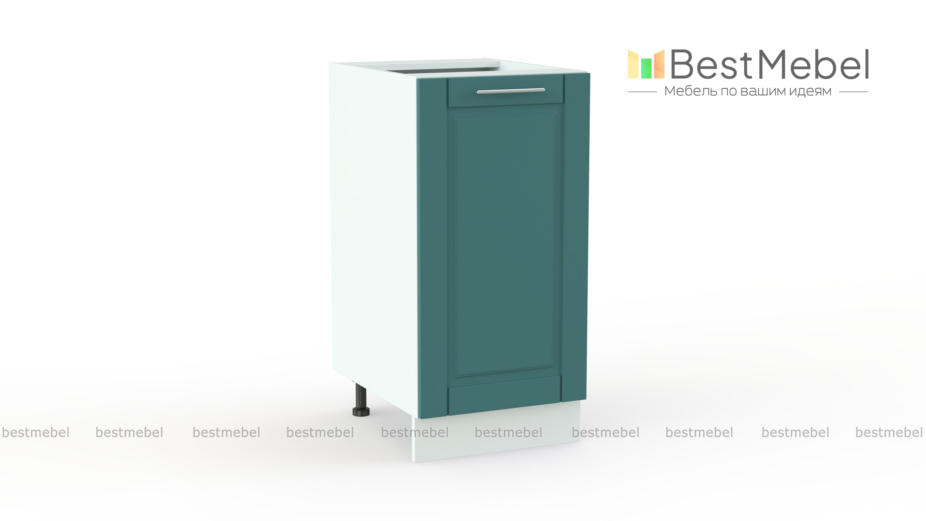 Шкаф нижний 1 дверь Палермо BMS - Фото