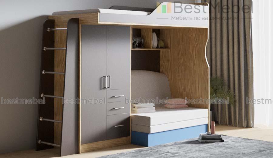 Кровать с диваном Мини 5.1 BMS - Фото