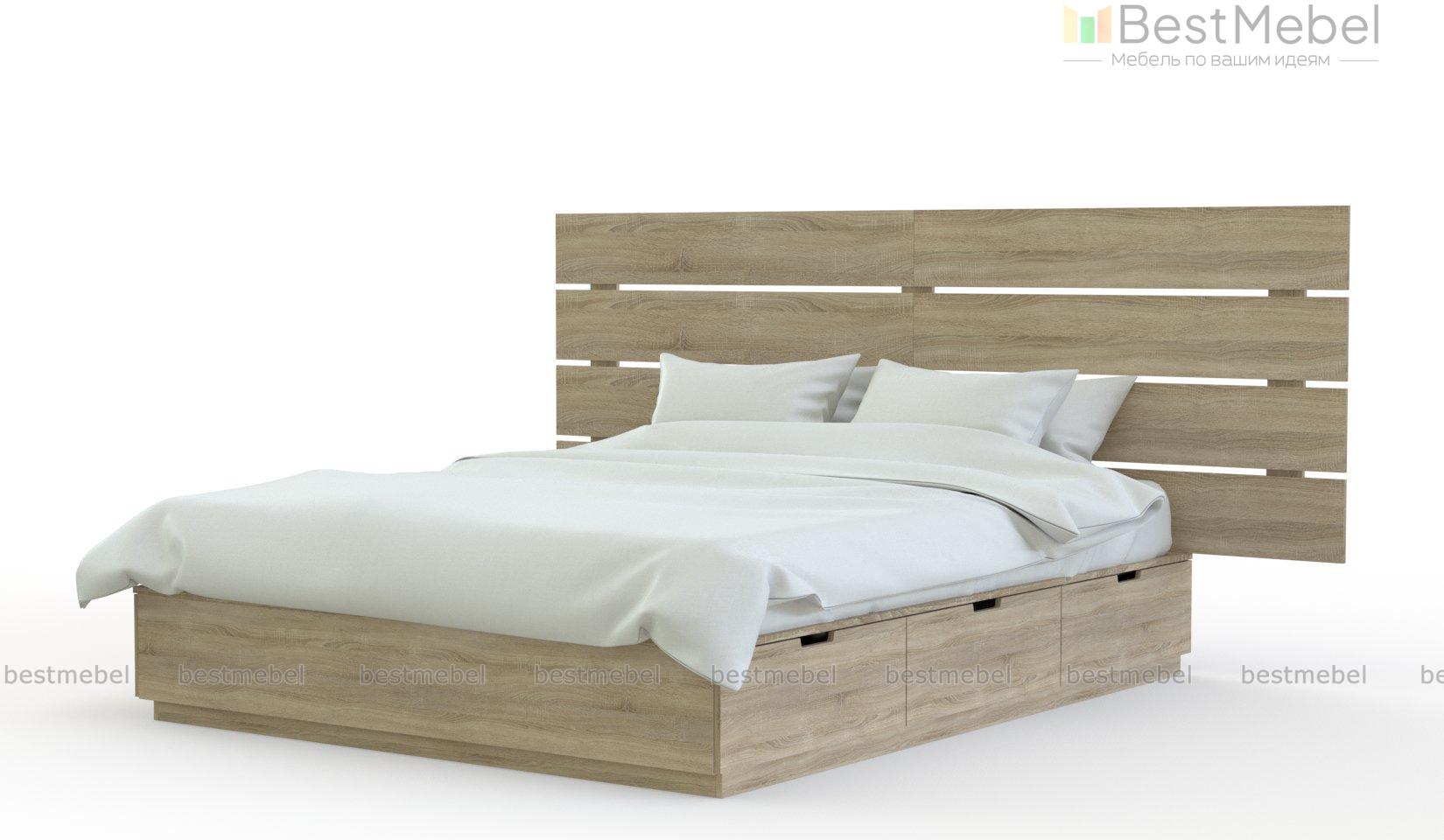 Кровать Нордли Nordli 2 - Фото