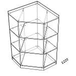 Схема сборки Стеллаж Леон 6 BMS