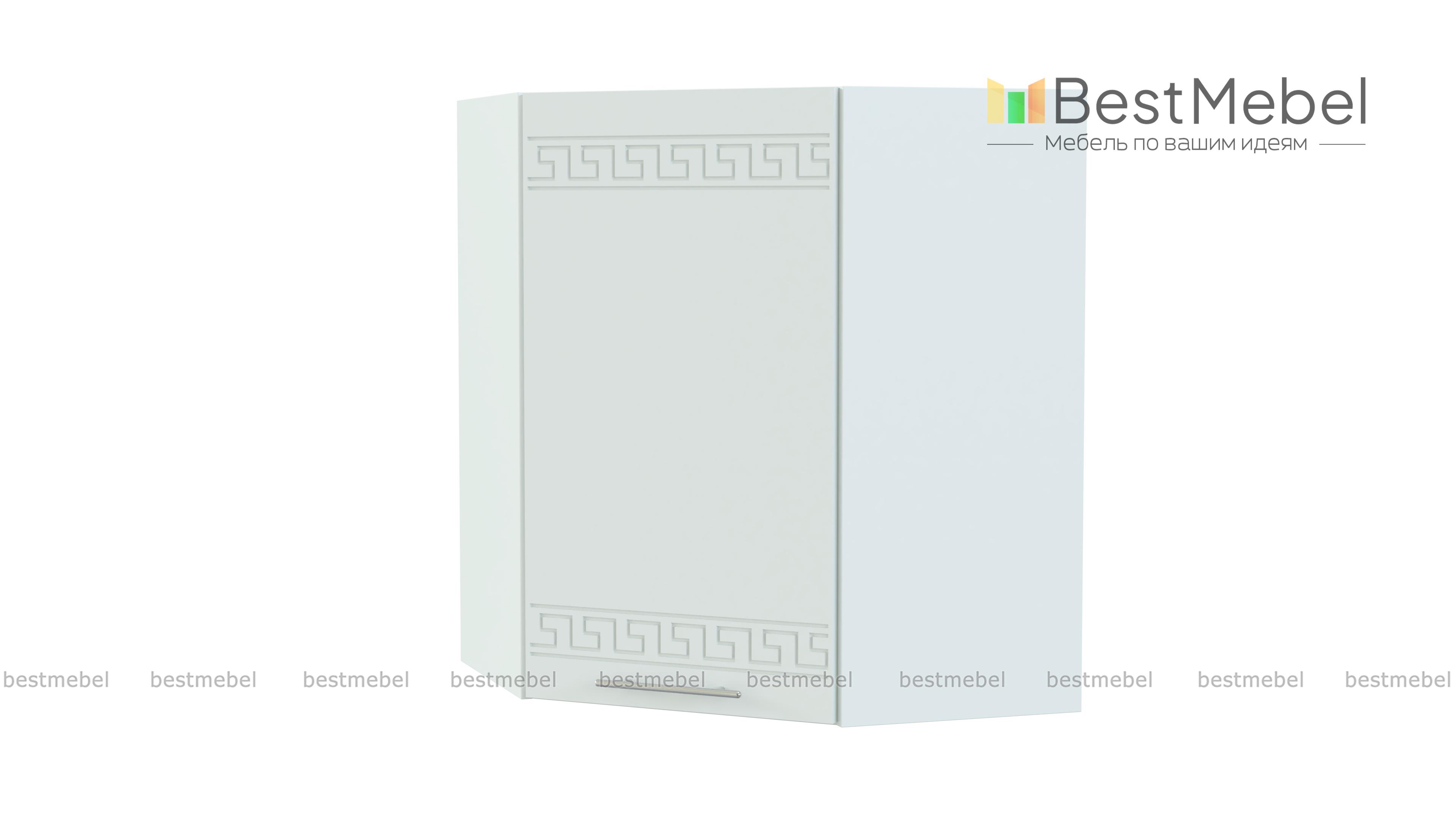 Шкаф навесной угловой 590 Греция BMS - Фото