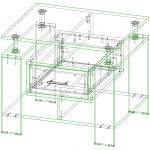 Чертеж Стол журнальный ТриА 3.1 BMS