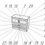 Чертеж Комод Карл-029 BMS