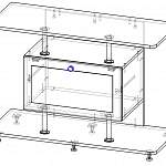 Чертеж Тумба Эксклюзив 2 BMS