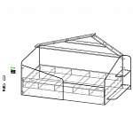 Чертеж Кровать-домик Монти 5.2 BMS