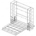 Схема сборки Шкаф-кровать трансформер Лора 1 BMS